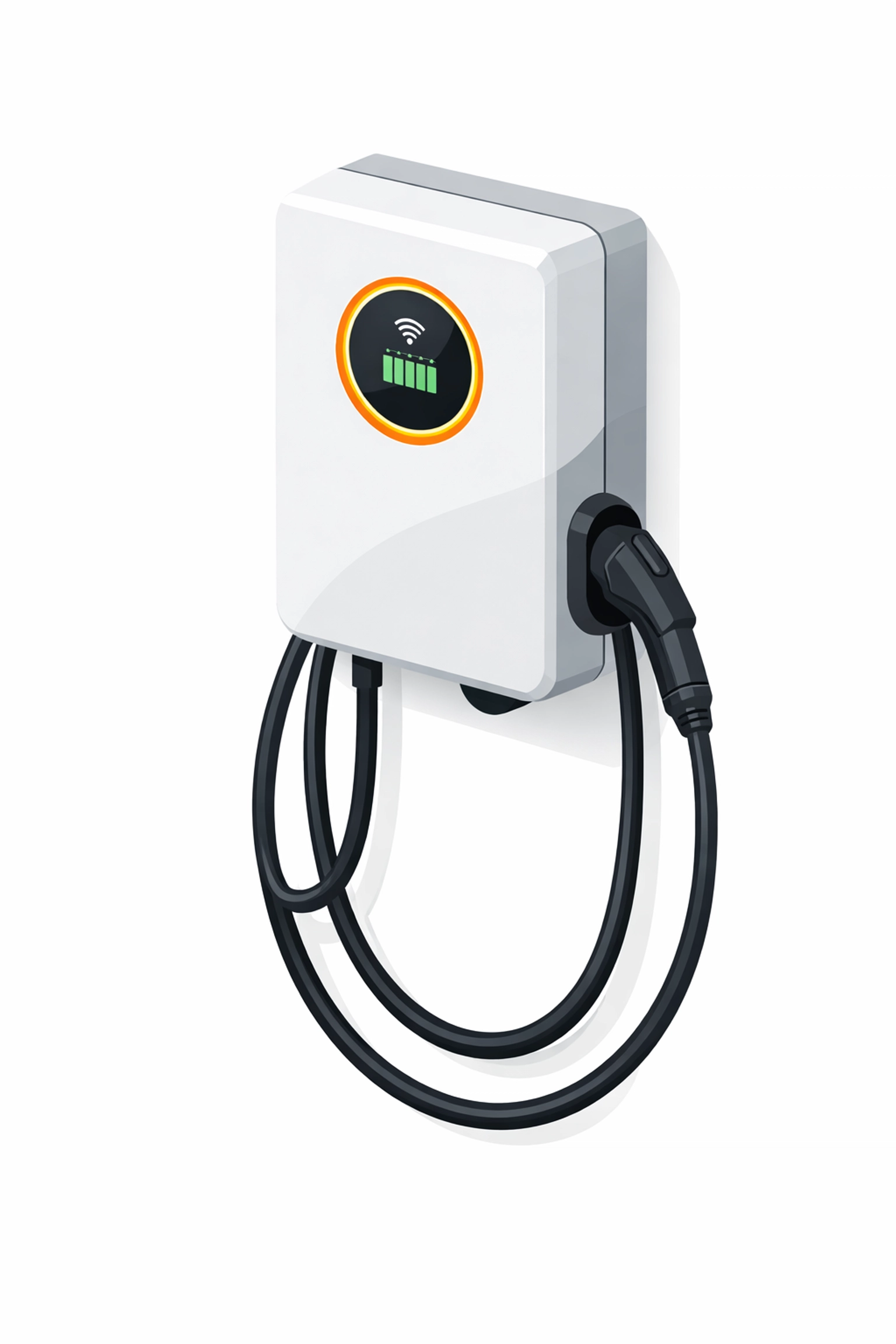 Moderne Wallbox Ladestation für Elektroautos als Trend der E-Mobilität 2026 in Wien.