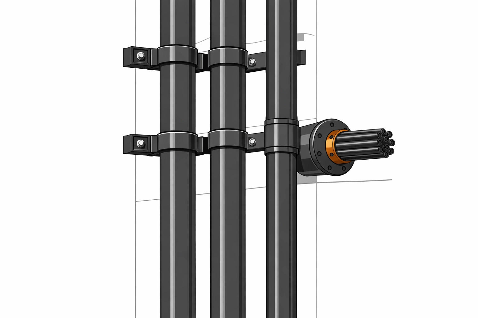 Professionelle Steigleitungen und Kabelverlegung für die Sanierung von Altbauten in NÖ.