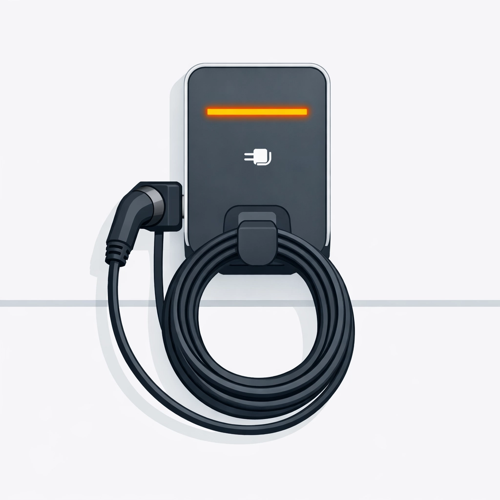 Moderne Wallbox Ladestation für E-Autos und effiziente Elektroinstallationen in Baden.