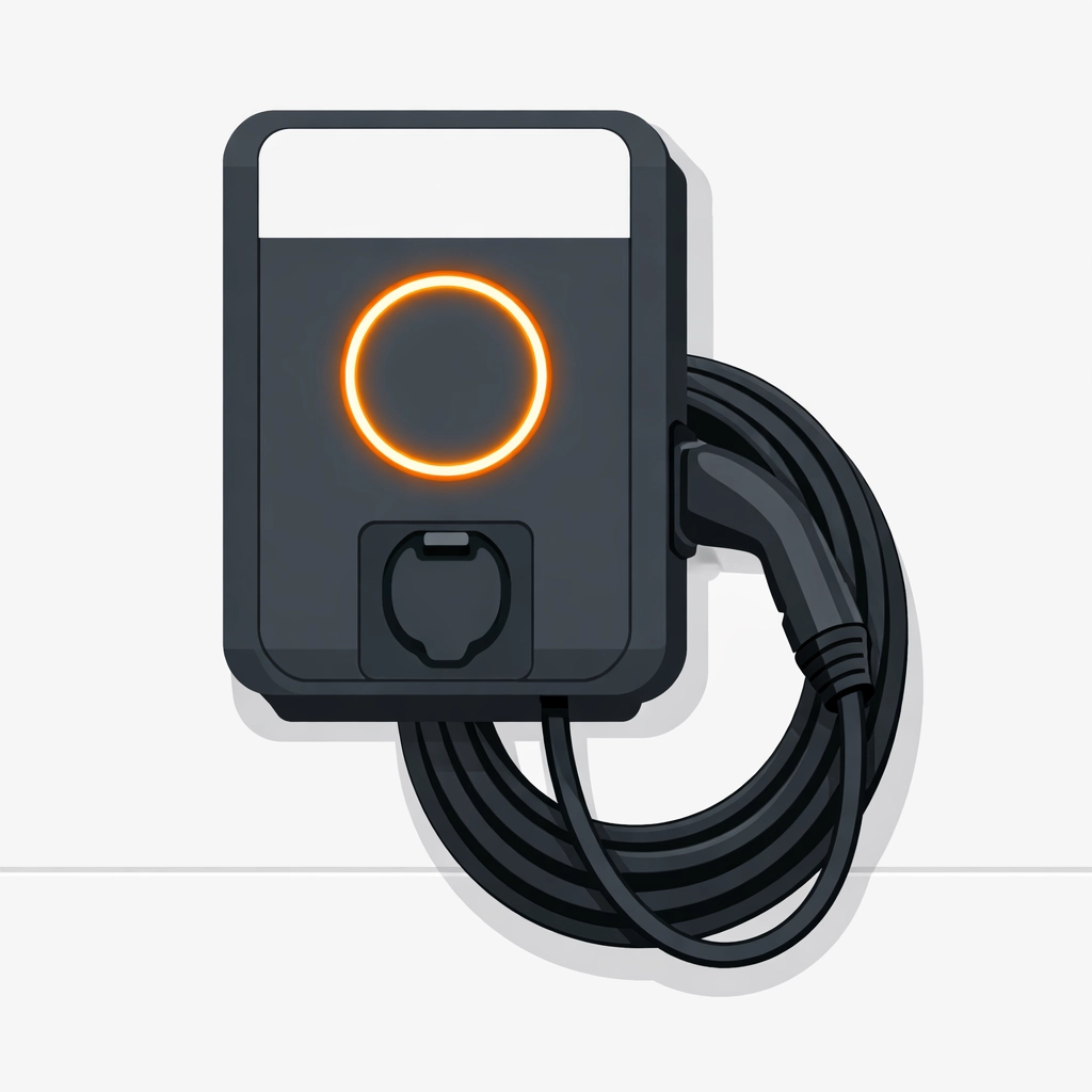 Moderne 11 kW Wallbox an einer Außenwand für sicheres Laden von E-Autos in Wien.