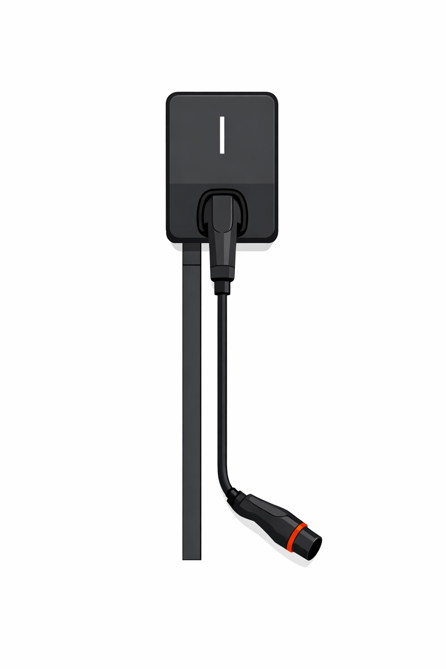 Moderne Wallbox für zuhause zur intelligenten Nutzung von Photovoltaik-Strom für E-Autos.