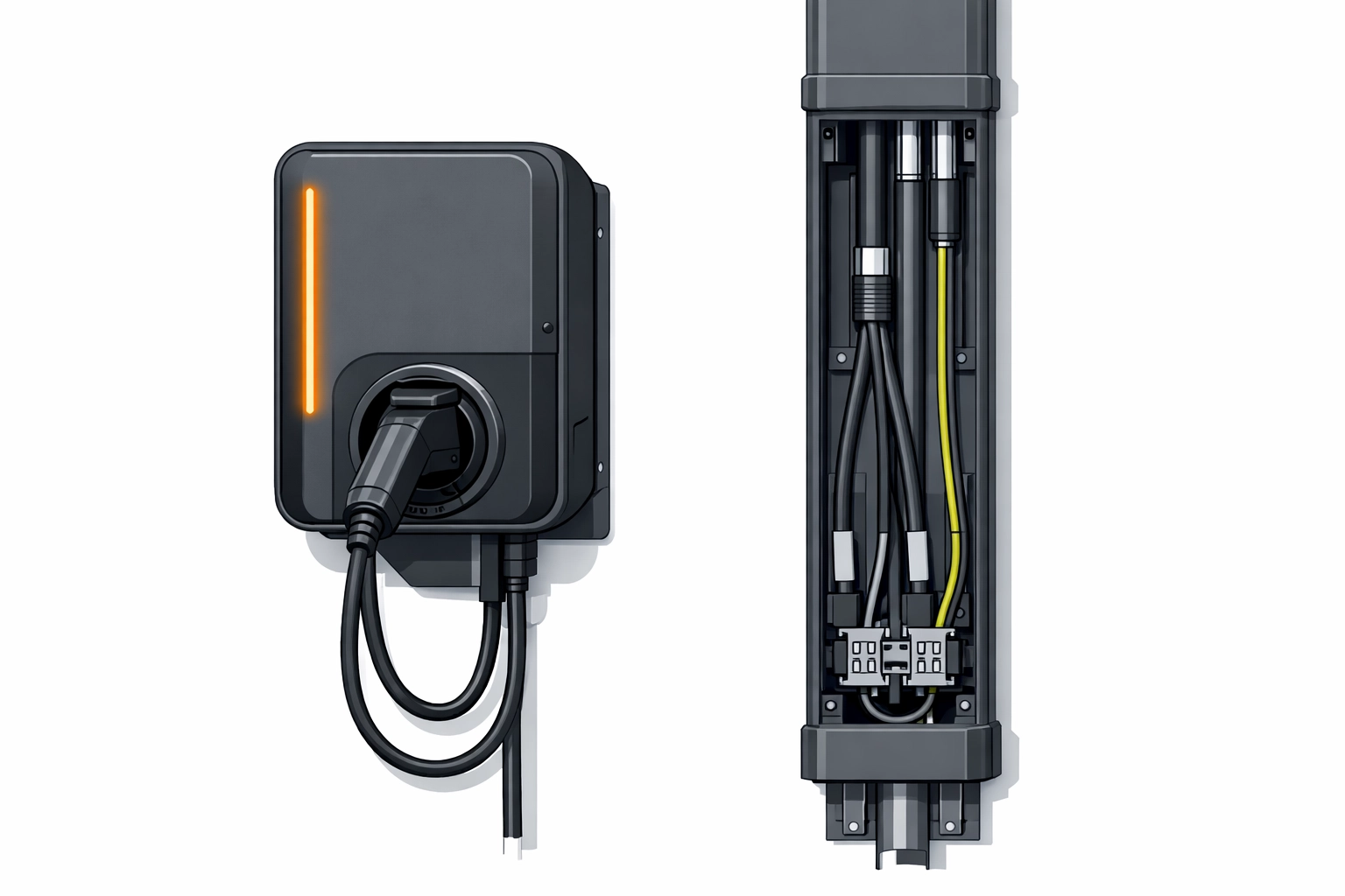 Fachgerechte Installation einer Wallbox und Elektro-Infrastruktur für moderne Wiener Haushalte.