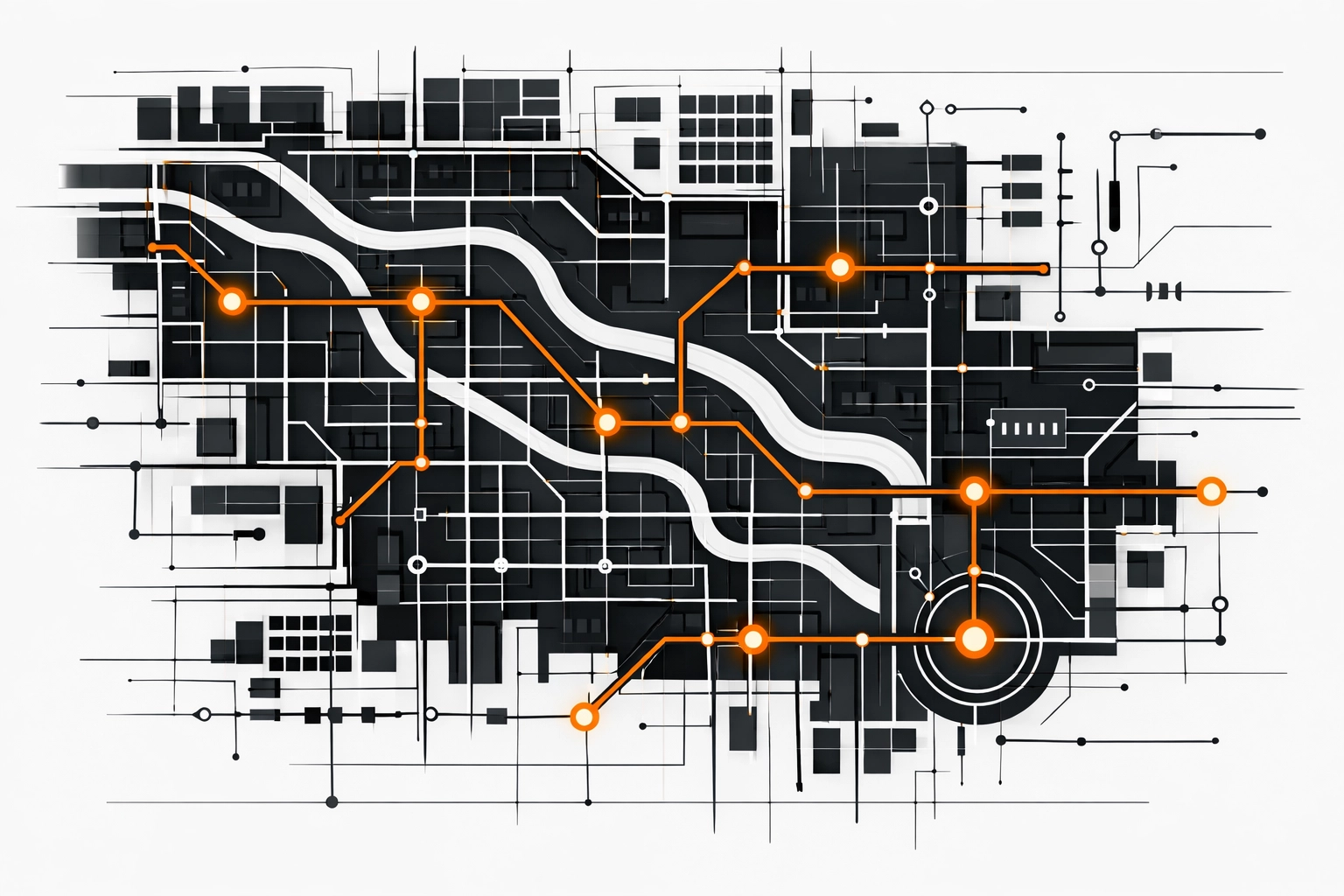 Schematische Darstellung des Wiener Stromnetzes für schnelle Elektriker-Notfallhilfe.