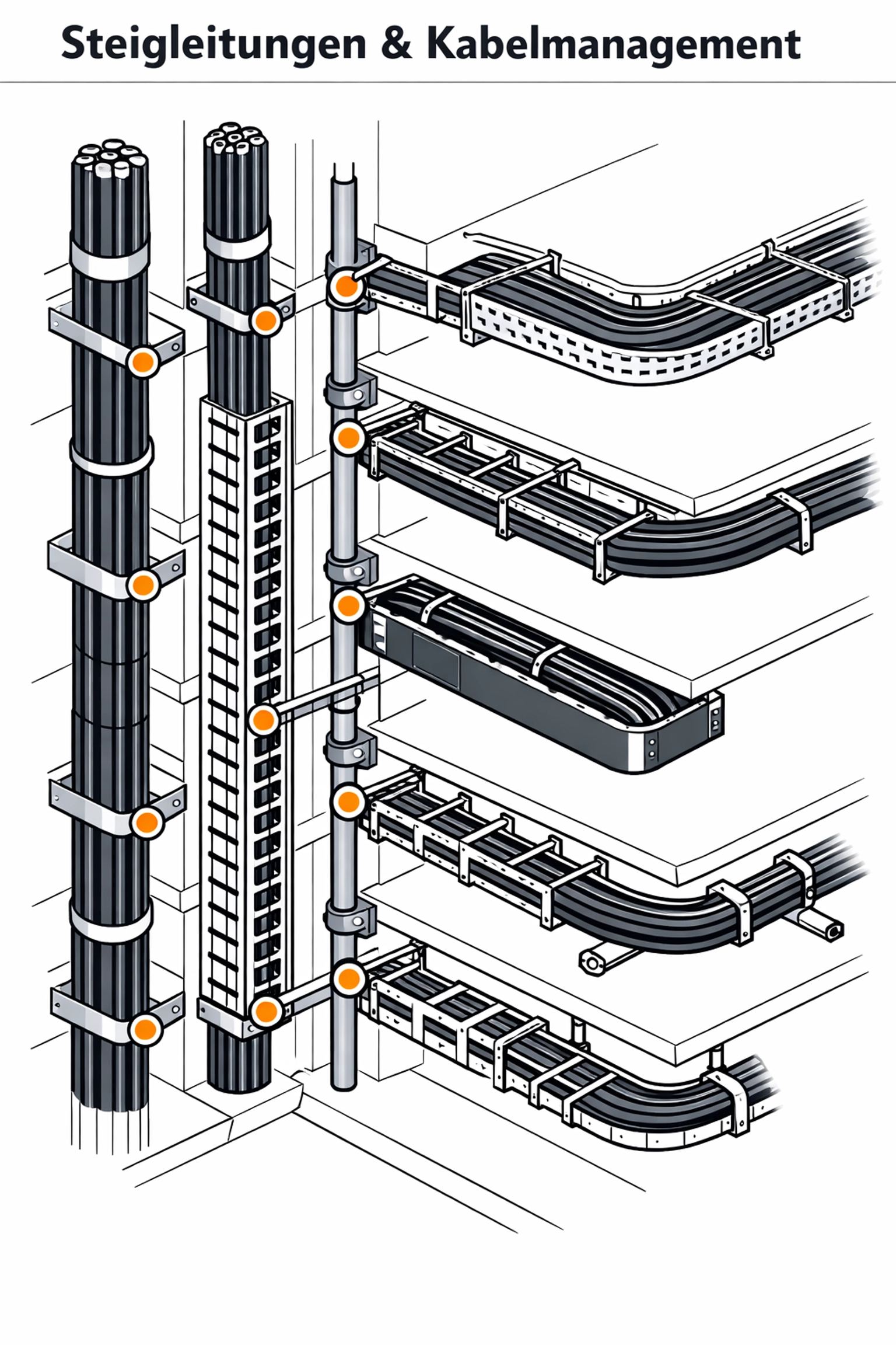 Sichere Elektro-Installation und Steigleitungen für professionelle Hausautomation in Wien.