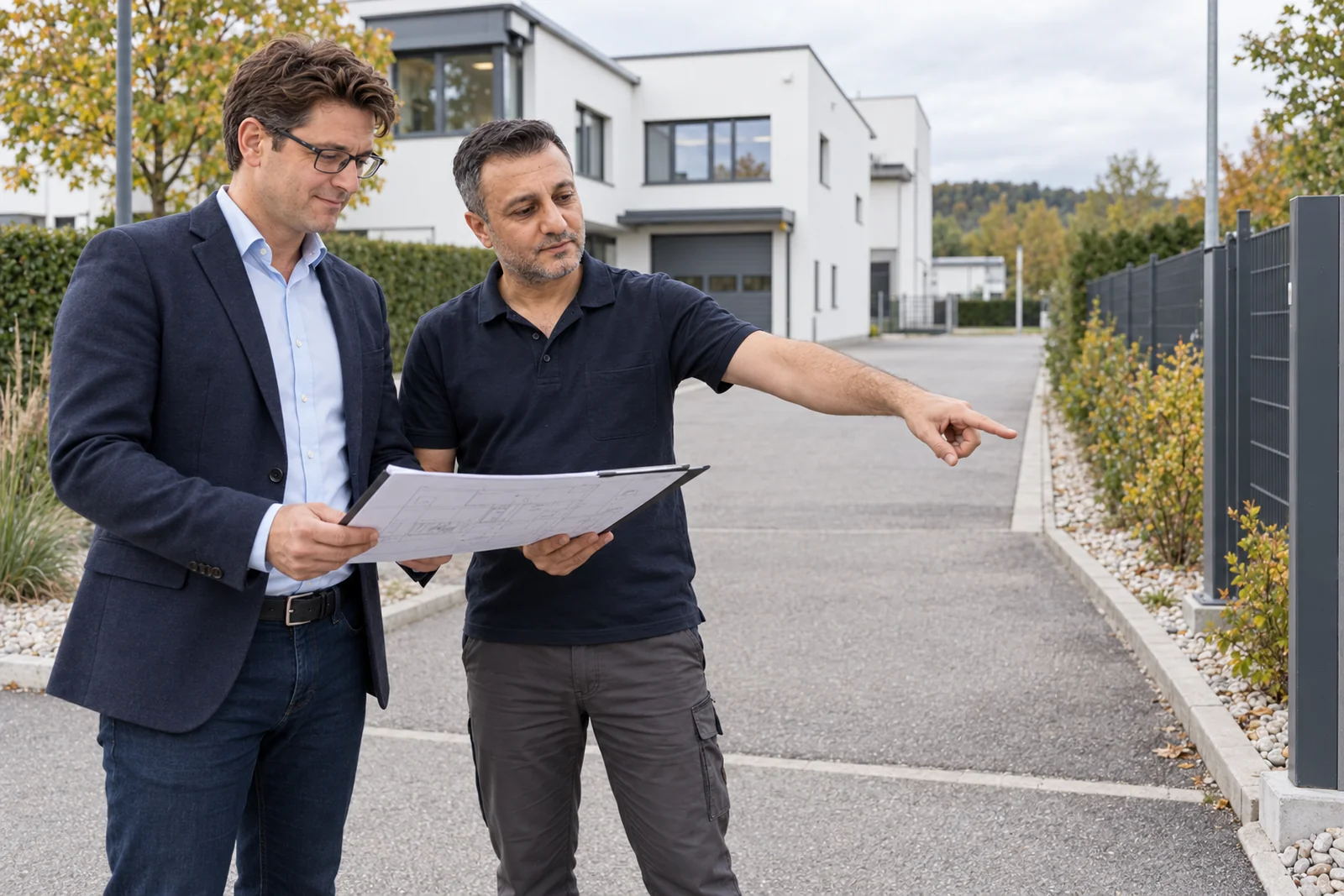 Schrankenanlage für eine Zufahrt