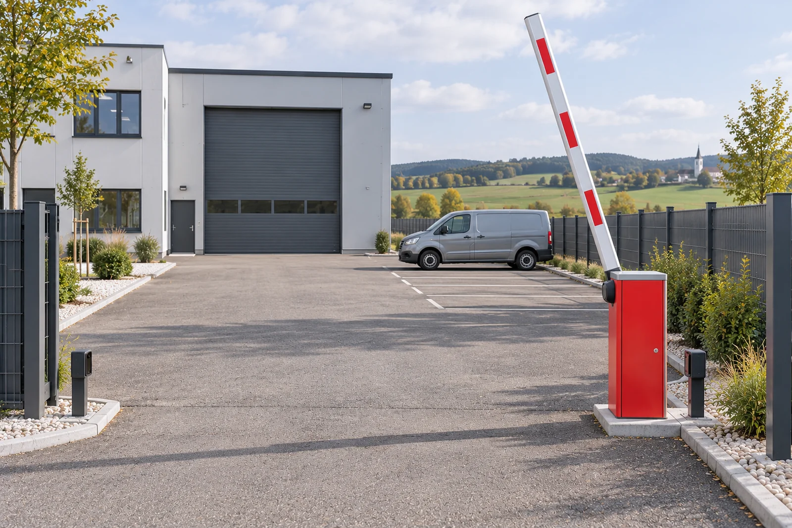 Schrankenanlage für eine Zufahrt