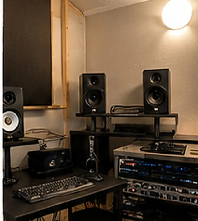 Tonstudio: Montage der Audiotechnik