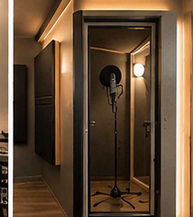 Tonstudio: Gesangskabine
