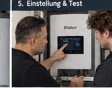 Bedienung und Besprechung der Wärmepumpenregelung