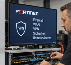 Einrichtung von Router- und VPN-Funktionen am Bildschirm