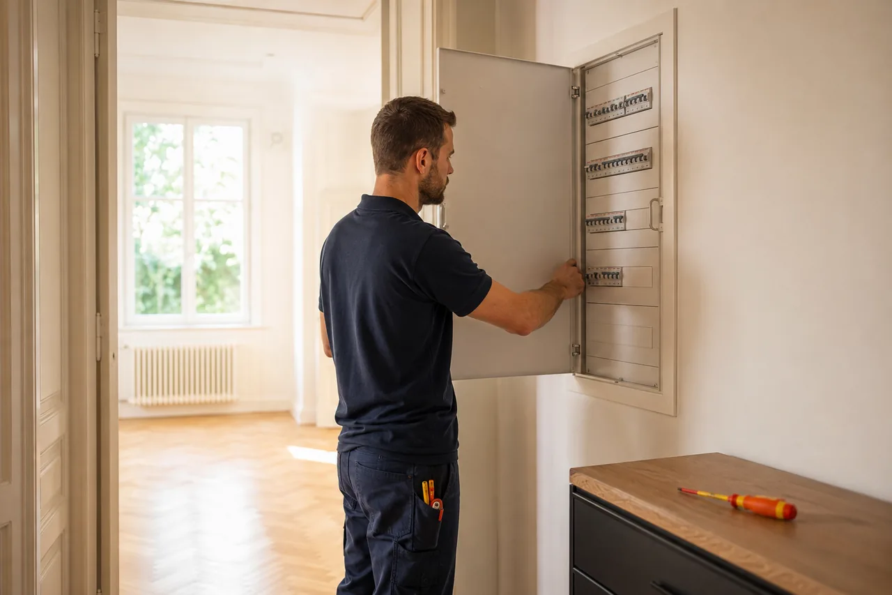 Elektroinstallation – neu visualisiertes Themenmotiv