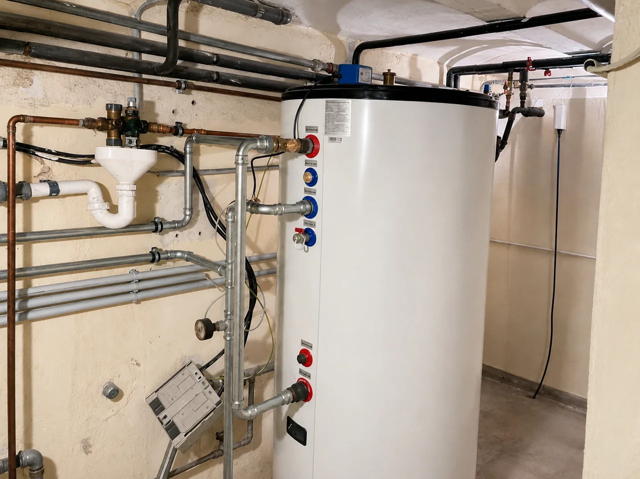 Projekt-waermetechnik – neu visualisiertes Elektro-Zentrum-Themenmotiv