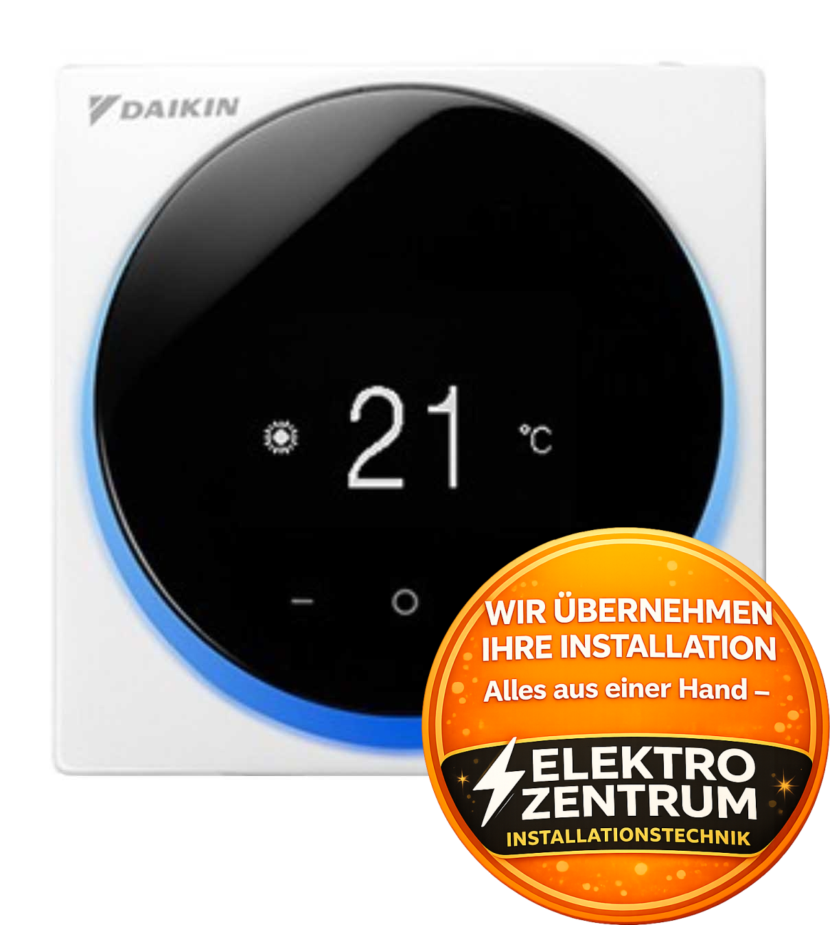 Wärmepumpe Daikin Altherma 3 H HT F 11kW ETVZ16S23E6V7 + EPRA14DW17 - Zweizonenheizung