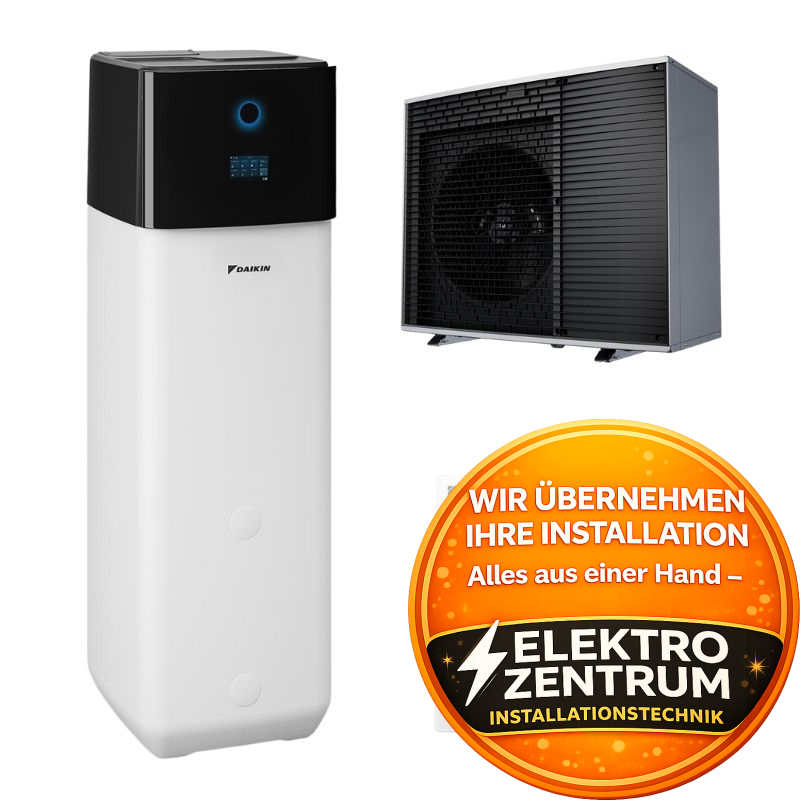 Wärmepumpe Daikin Altherma 4 H ECH2O 12kW EPSX14P50A + EPSK12AW1 – Heizung und Kühlung