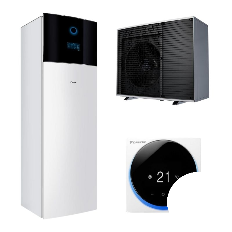 Wärmepumpe Daikin Altherma 4 H F 10kW EPVX10S23A9W + EPSK10AW1 – Heizung und Kühlung