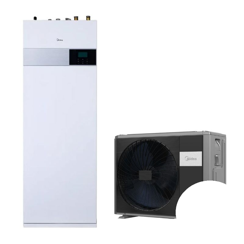 Wärmepumpe Midea M-Thermal 16 kW HBT-A160/240CDS90GN8-B2 + MHA-V16W/D2RN8-B2 - Heizen und -Kühlen