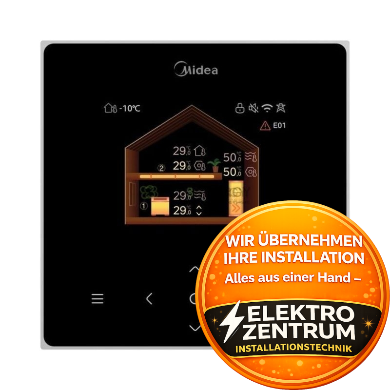 Wärmepumpe Midea M-Thermal Nature R290 Monoblock 10 kW MHC-V10WD2RN7-BER90 - Heizen und Kühlen
