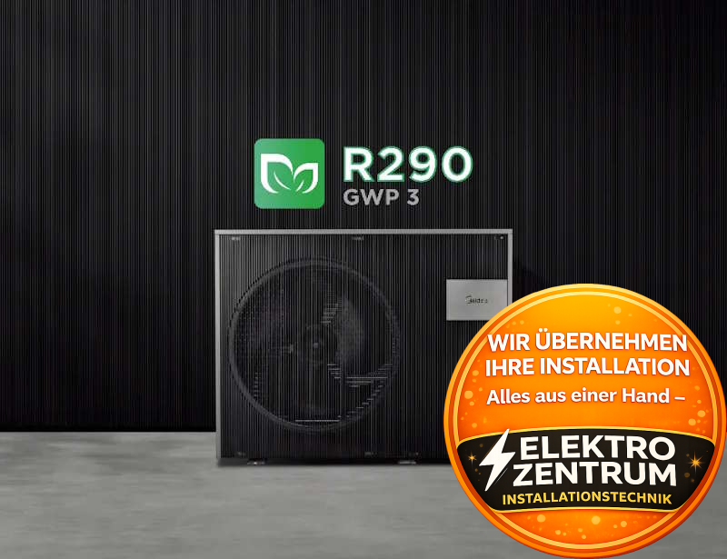 Wärmepumpe Midea M-Thermal Nature R290 Monoblock 10 kW MHC-V10WD2RN7-BER90 - Heizen und Kühlen