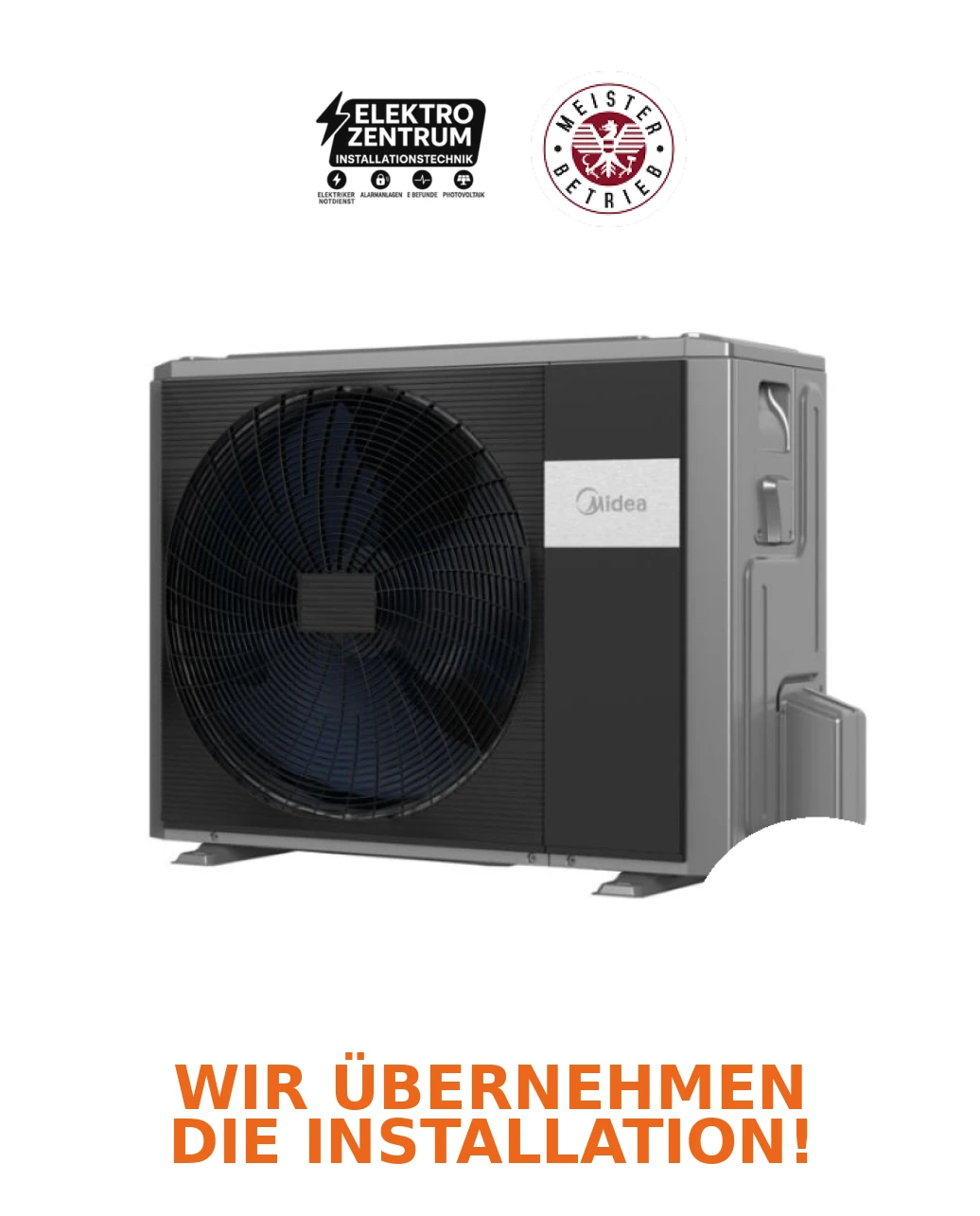 Wärmepumpe Midea M-Thermal 6 kW HBT-A100/190CD30GN8-B2 + MHA-V6W/D2N8-B2 - Heizen und -Kühlen