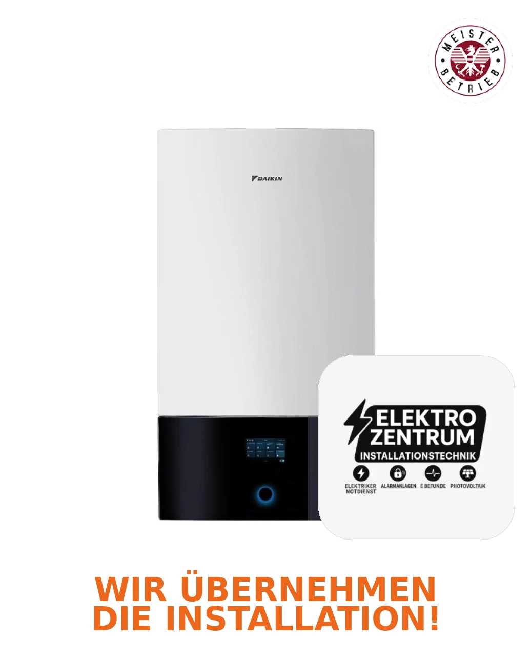 Wärmepumpe Daikin Altherma 4 H W 12kW EPBX14A9W + EPSK12AW1 – Heizung und Kühlung