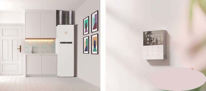 Wärmepumpe Panasonic Aquarea K T-CAP 9kW WH-ADC0912K9E83 + WH-UXZ09KE8 - Zweizonen-Heizen und -Kühlen