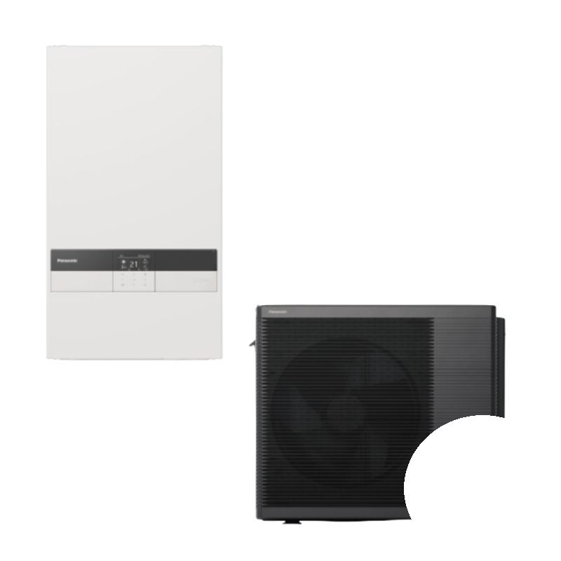 Wärmepumpe Panasonic Aquarea K High Performance 5kW WH-SDC0309K3E5 + WH-UDZ05KE5 - Zweizonen-Heizen und -Kühlen