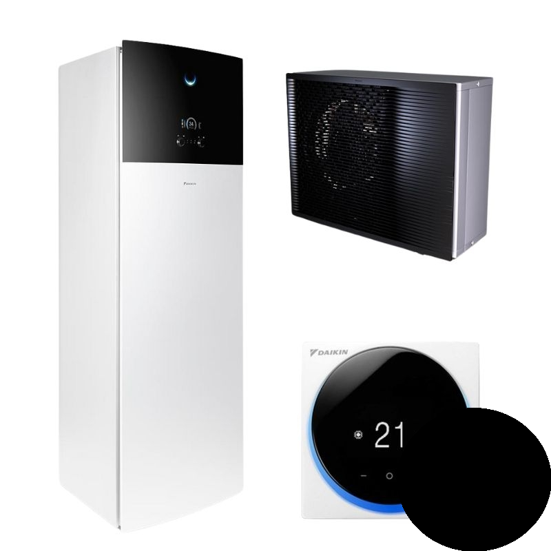 Wärmepumpe Daikin Altherma 3 R MT F 8kW ELVZ12S23E9W + ERRA08EW1 - Zweizonenheizung