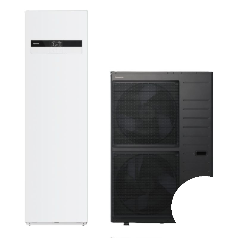 Wärmepumpe Panasonic Aquarea K High Performance 12kW WH-ADC0912K9E83 + WH-UDZ12KE8 - Zweizonen-Heizen und -Kühlen