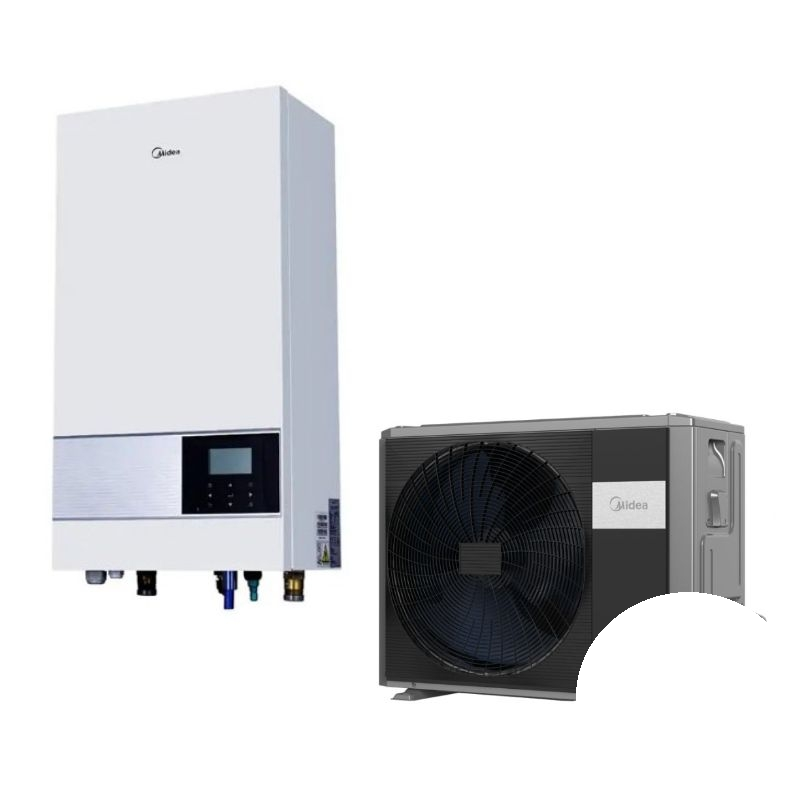 Wärmepumpe Midea M-Thermal 10 kW HB-A100/CD30GN8-B2 + MHA-V10W/D2N8-B2 - Heizen und -Kühlen