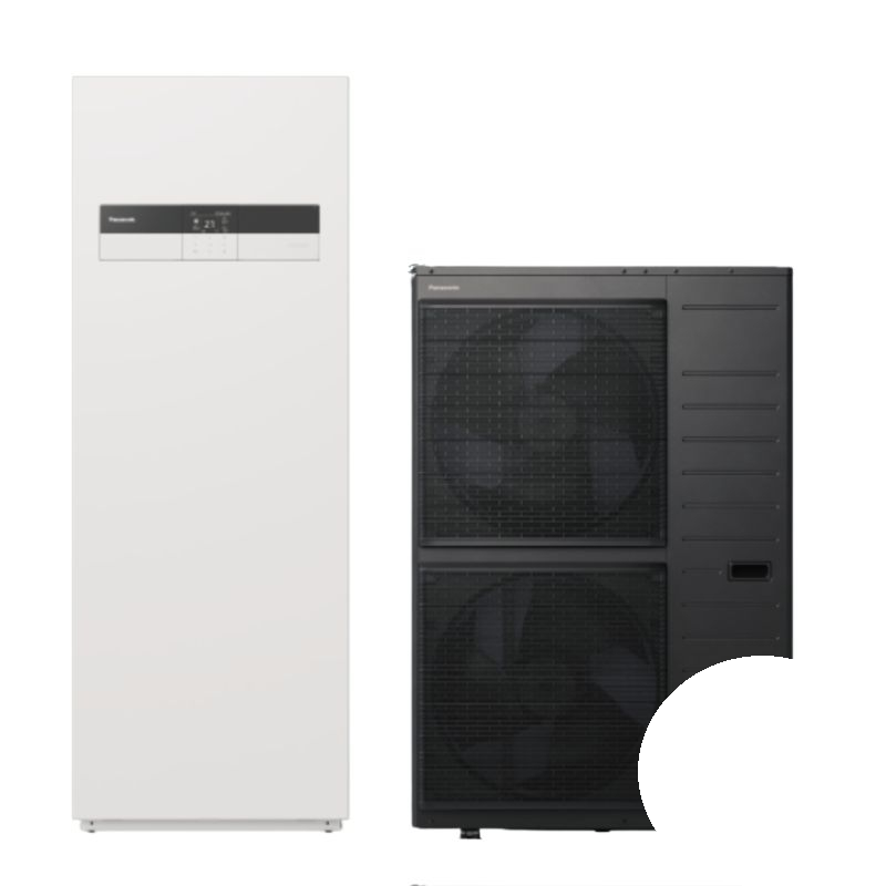 Wärmepumpe Panasonic Aquarea K High Performance 16kW WH-ADC16K9E8 + WH-UDZ16KE8 - Zweizonen-Heizen und -Kühlen