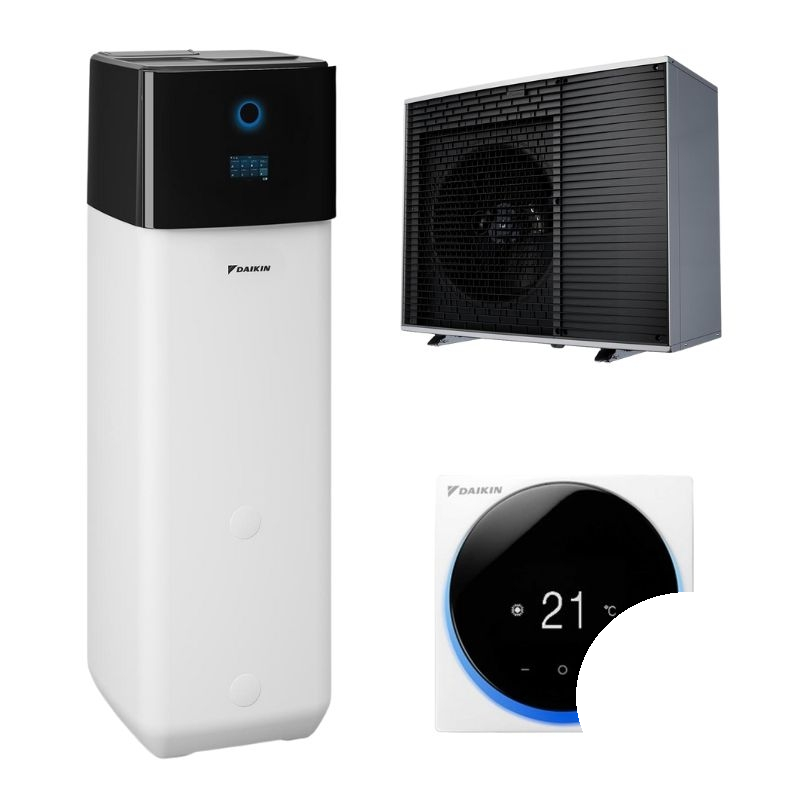 Wärmepumpe Daikin Altherma 4 H ECH2O 14kW EPSX14P50A + EPSK14AW1 – Heizung und Kühlung