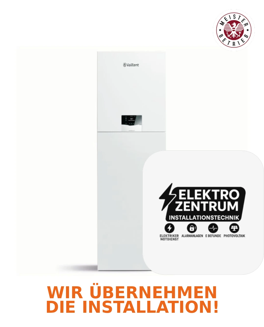 Wärmepumpe Vaillant aroTHERM uniTOWER Split Plus VWL 55/8.2 7kW – Zweizonen-Heizung und -Kühlung