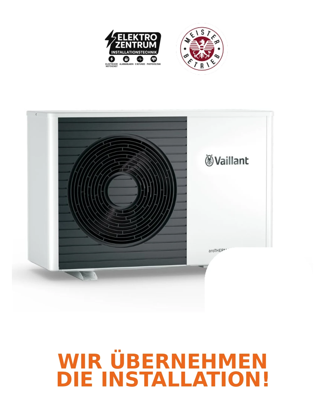 Wärmepumpe Vaillant aroTHERM uniTOWER Split Plus VWL 55/8.2 7kW – Zweizonen-Heizung und -Kühlung