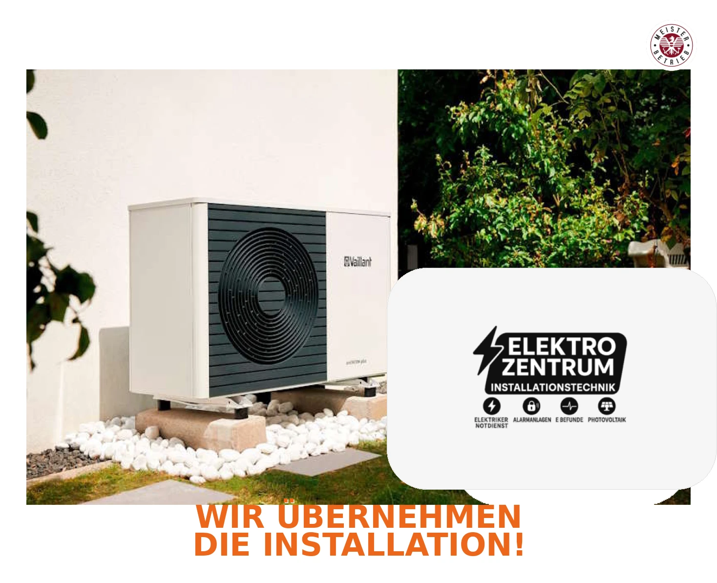 Wärmepumpe Vaillant aroTHERM uniTOWER Split Plus VWL 55/8.2 7kW – Zweizonen-Heizung und -Kühlung