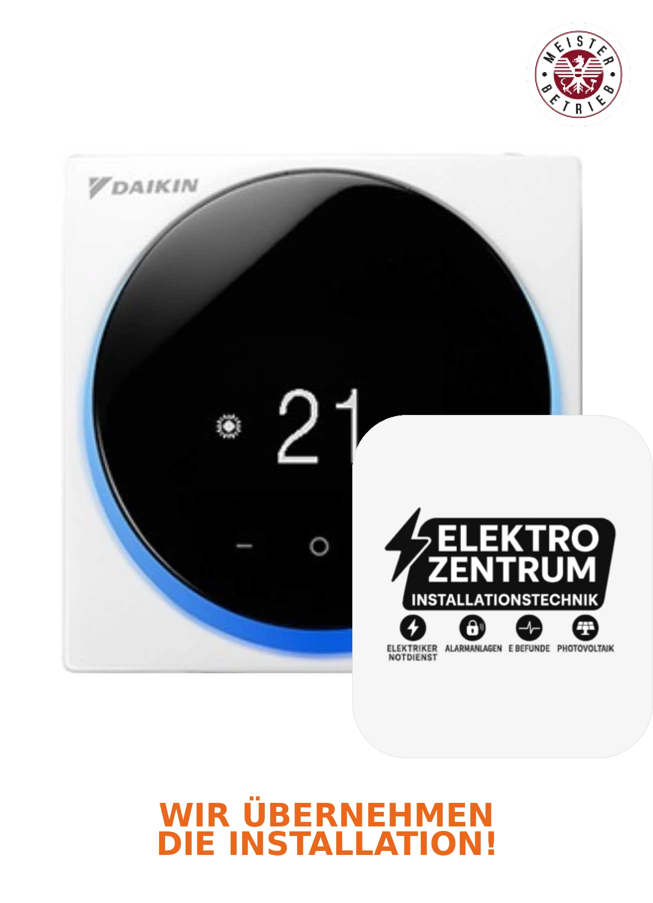 Wärmepumpe Daikin Altherma 3 R MT ECH2O 12kW ELSXB12P50E + ERRA12EW1 - Heizen und Kühlen