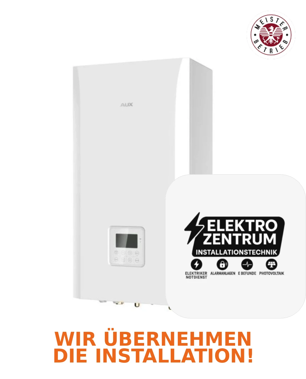 Wärmepumpe AUX AI Therma 14 kW ACHP-H14/5R3HA-I + ACHP-H14/5R3HA-O - Heizen und -Kühlen
