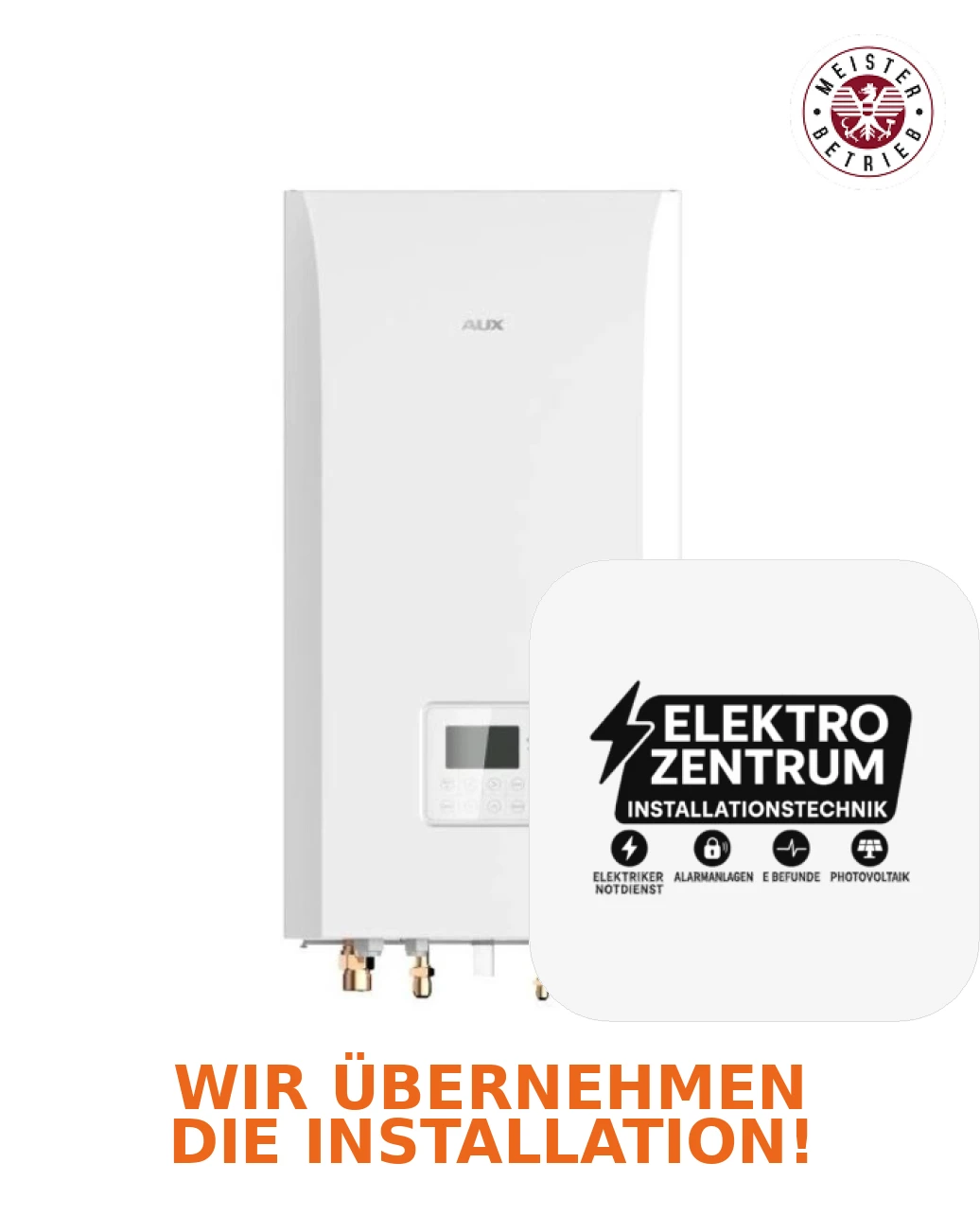 Wärmepumpe AUX AI Therma 14 kW ACHP-H14/5R3HA-I + ACHP-H14/5R3HA-O - Heizen und -Kühlen