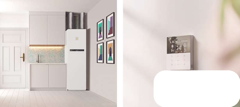 Wärmepumpe Panasonic Aquarea K T-CAP 9kW WH-ADC0912K9E8 + WH-UXZ09KE8 - Zweizonen-Heizen und -Kühlen