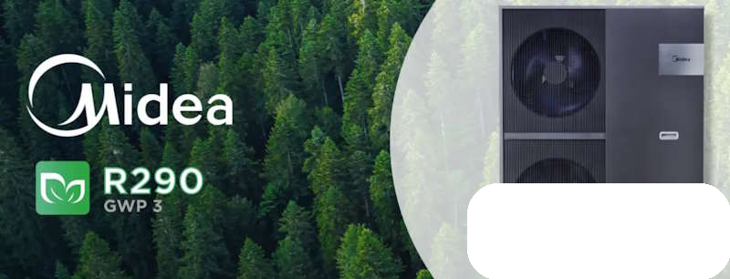 Wärmepumpe Midea M-Thermal Mars R290 Monoblock 35 kW MHC-V35WD2RN7 - Heizen und Kühlen