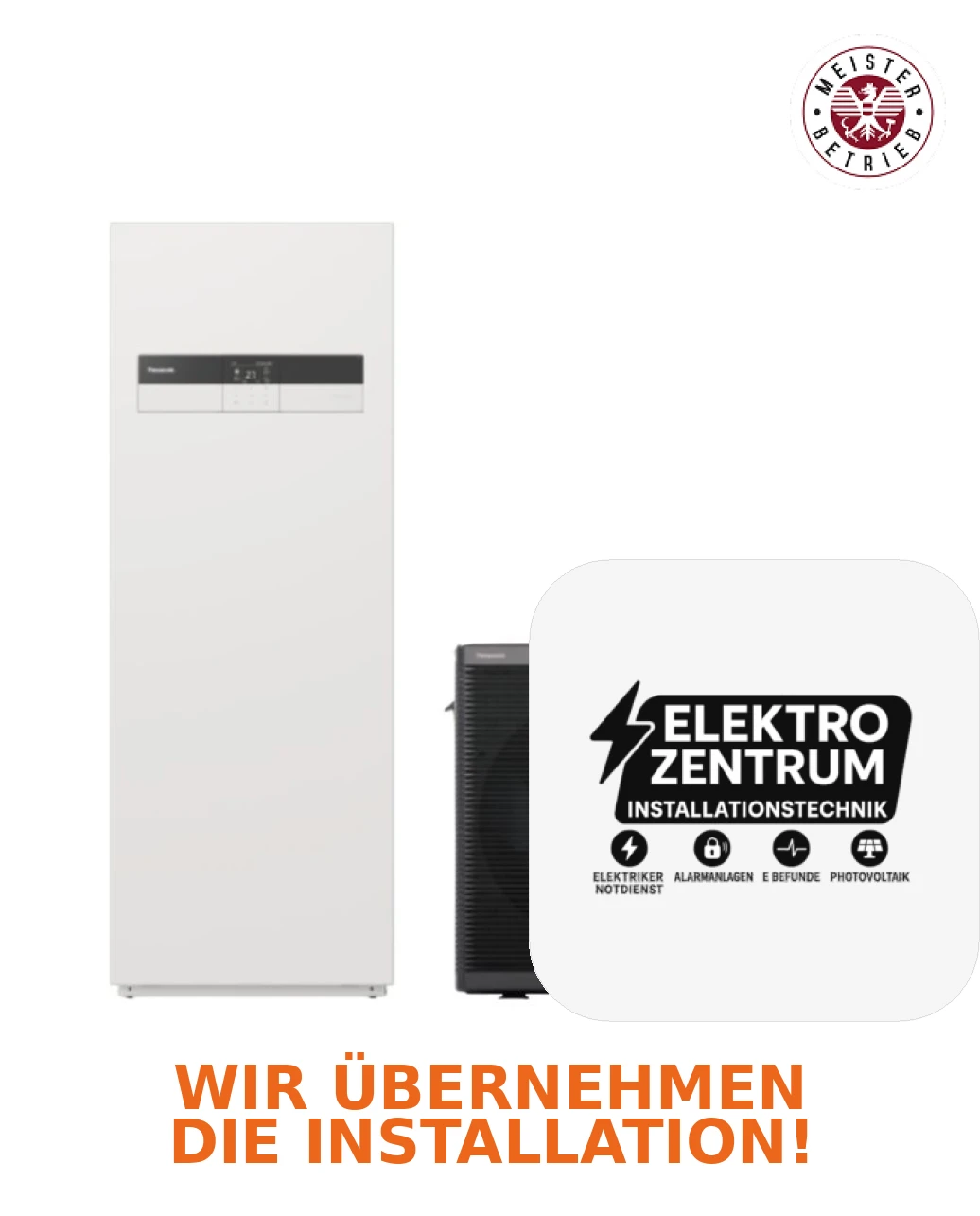 Wärmepumpe Panasonic Aquarea K High Performance 5kW WH-ADC0309K3E5 + WH-UDZ05KE5 - Zweizonen-Heizen und -Kühlen