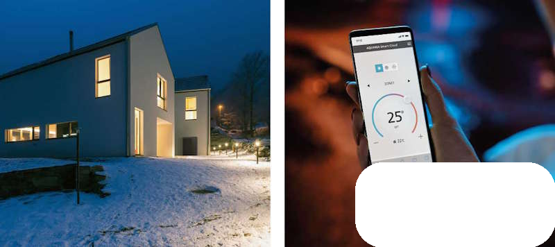 Wärmepumpe Panasonic Aquarea K High Performance 12kW WH-SDC12K9E8 + WH-UDZ12KE8 - Zweizonen-Heizen und -Kühlen