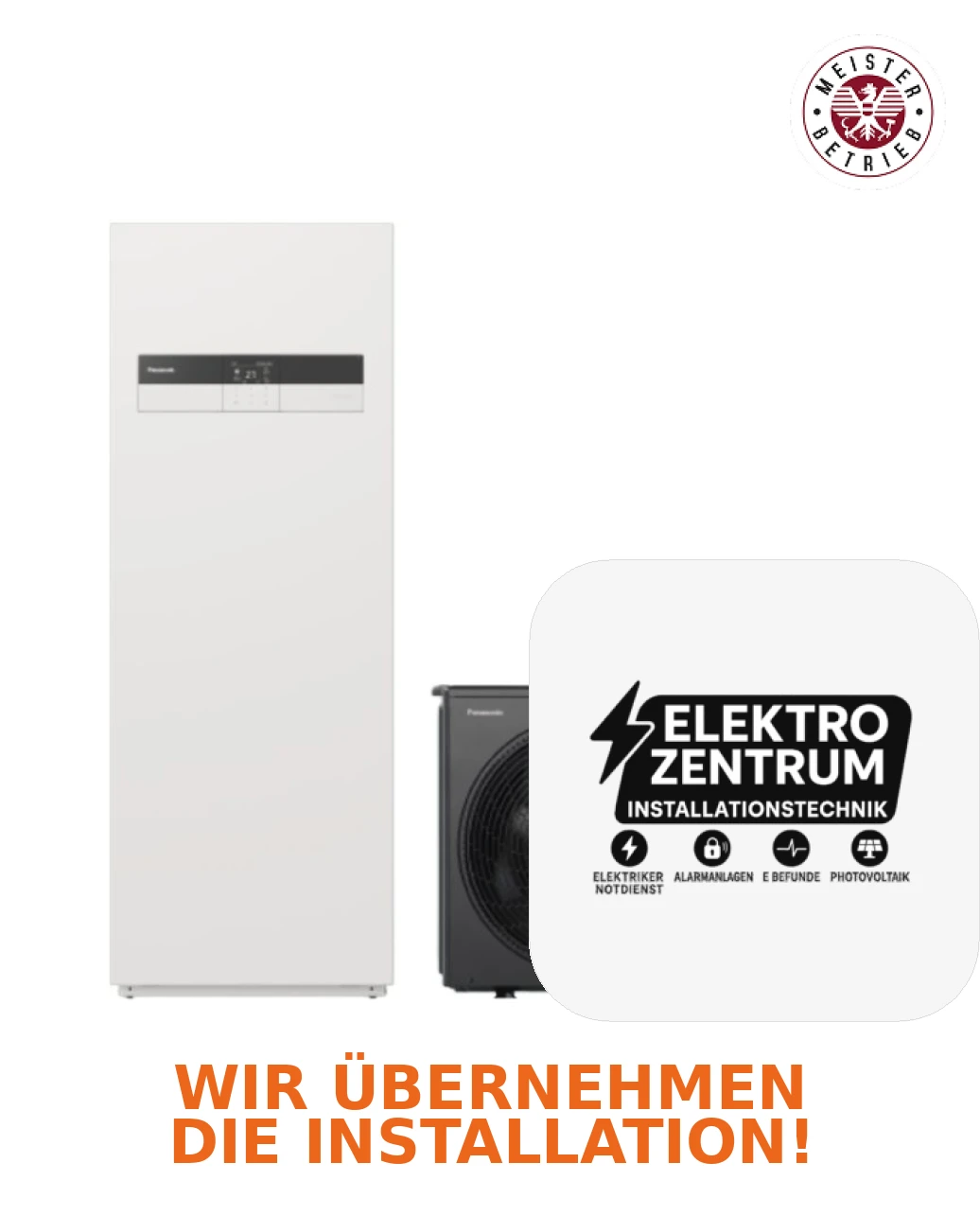 Wärmepumpe Panasonic Aquarea K High Performance 3kW WH-ADC0309K3E5B + WH-UDZ03KE5 - Zweizonen-Heizen und -Kühlen