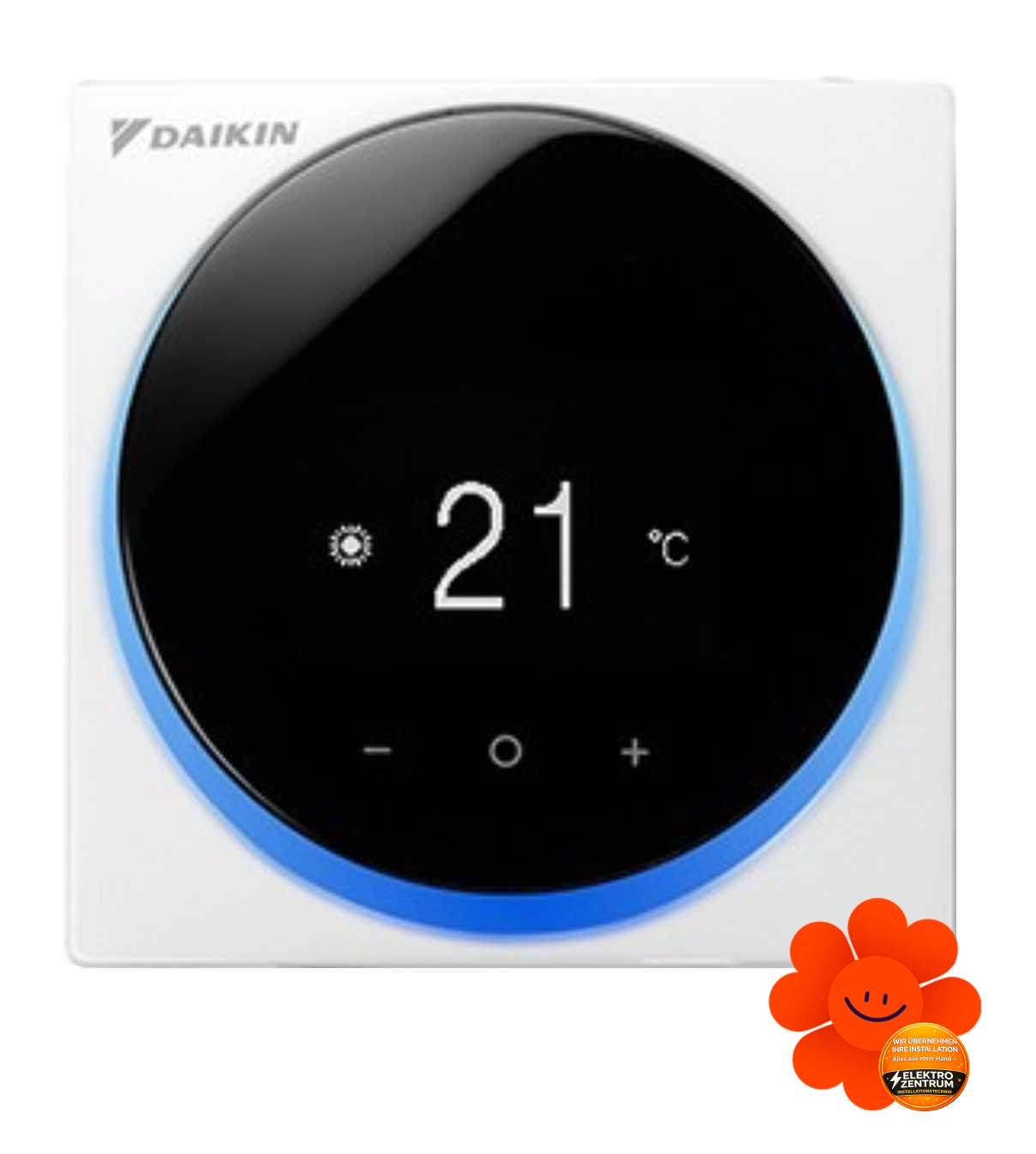 Wärmepumpe Daikin Altherma 3 H MT F 4kW ETVZ12S23E9W + EPRA08EW1 - Zweizonenheizung