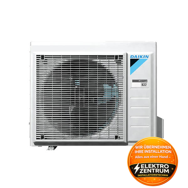 Wärmepumpe Daikin Altherma 3 R F 6kW EHVZ08S23E9W + ERGA06EVA – Zweizonenheizung