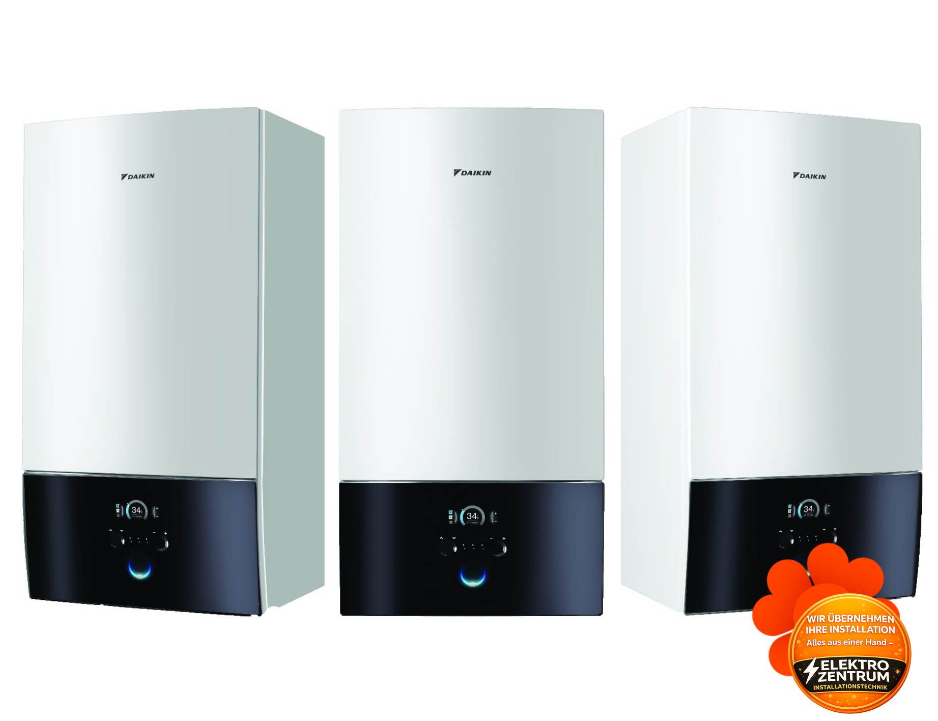 Wärmepumpe Daikin Altherma 3 R W 16kW EBBX16D9W + ERLA16DW1 - Heizung & Kühlung