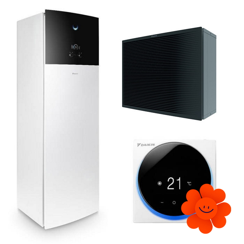 Wärmepumpe Daikin Altherma 3 H HT F 14kW ETVX16S18E6V7 + EPRA18DW17 - Heizung & Kühlung