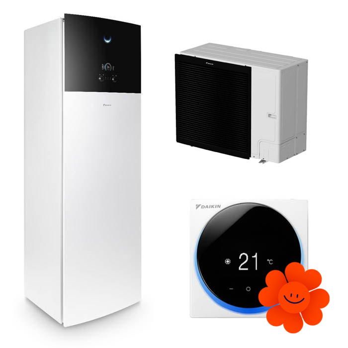Wärmepumpe Daikin Altherma 3 R F 14kW EBVH16S18D9W + ERLA14DW1 – nur Heizung