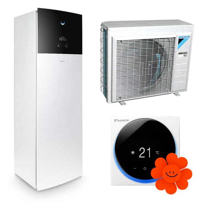 Wärmepumpe Daikin Altherma 3 R F 6kW EHVH08S23E9W + ERGA06EVA – nur Heizung