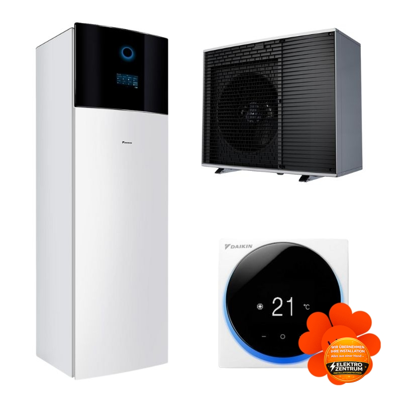 Wärmepumpe Daikin Altherma 4 H F 12kW EPVX14S23A9W + EPSK12AW1 – Heizung und Kühlung