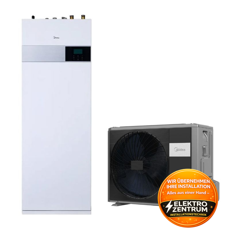 Wärmepumpe Midea M-Thermal 6 kW HBT-A100/240CD30GN8-B2 + MHA-V6W/D2N8-B2 - Heizen und -Kühlen